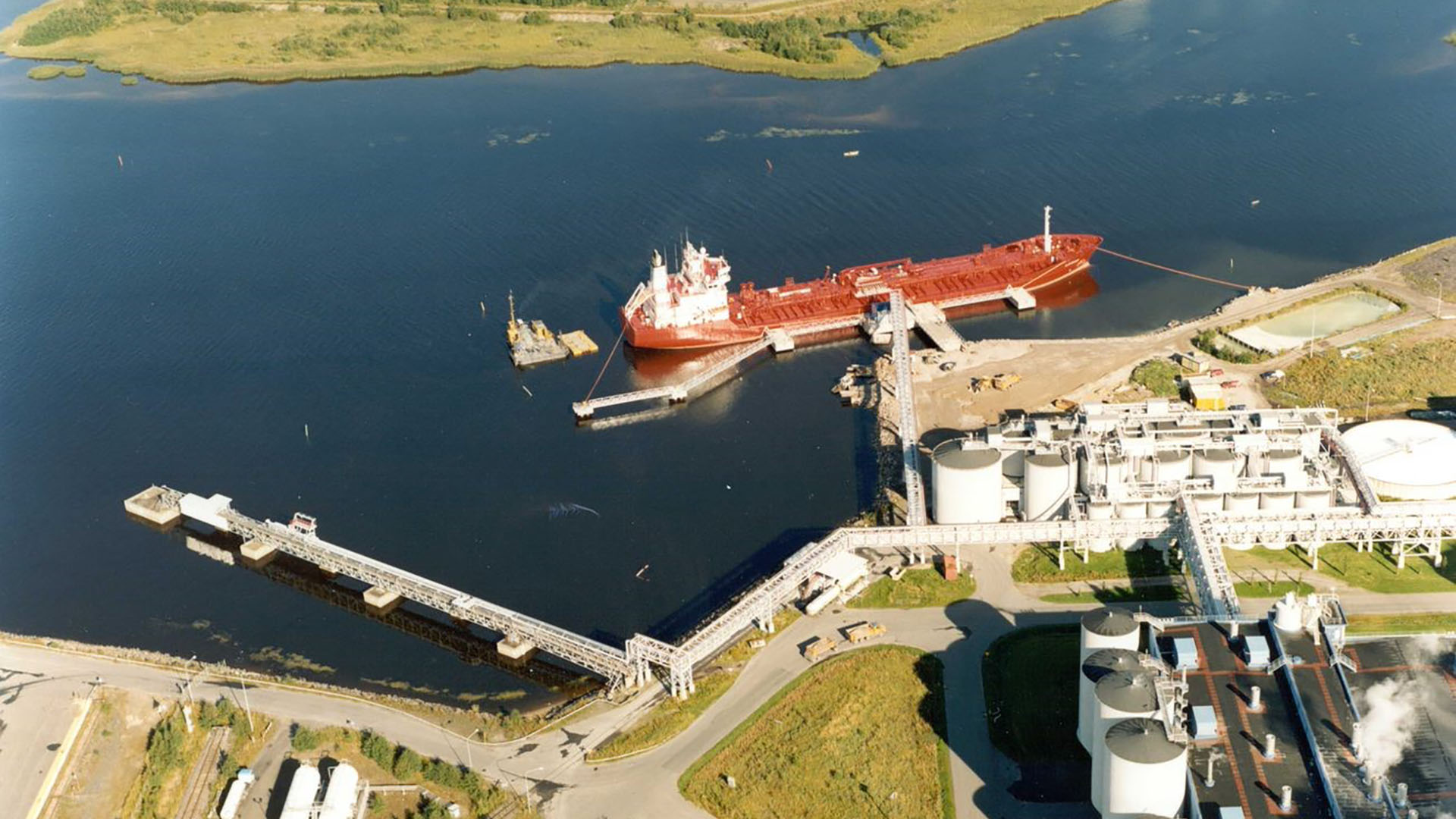 Nuottasaari chemical pier port of oulu ains group